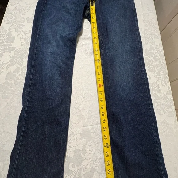 Levis Regular Fit 505 Jeans Size 33x30 Mens Blue Denim - Picture 5 of 8